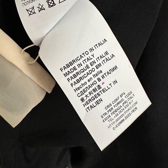 Pinko Emeline Belted Wool Blend Blazer Gray Italy Size 12 US / 48 IT - Picture 10 of 15